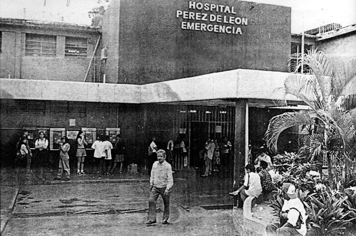 El Hospital Pérez de León, de Petare, contó durante muchos años con una excelente sala de emergencia, un moderno laboratorio y consultas de especialistas, totalmente gratuitas para la población de Petare