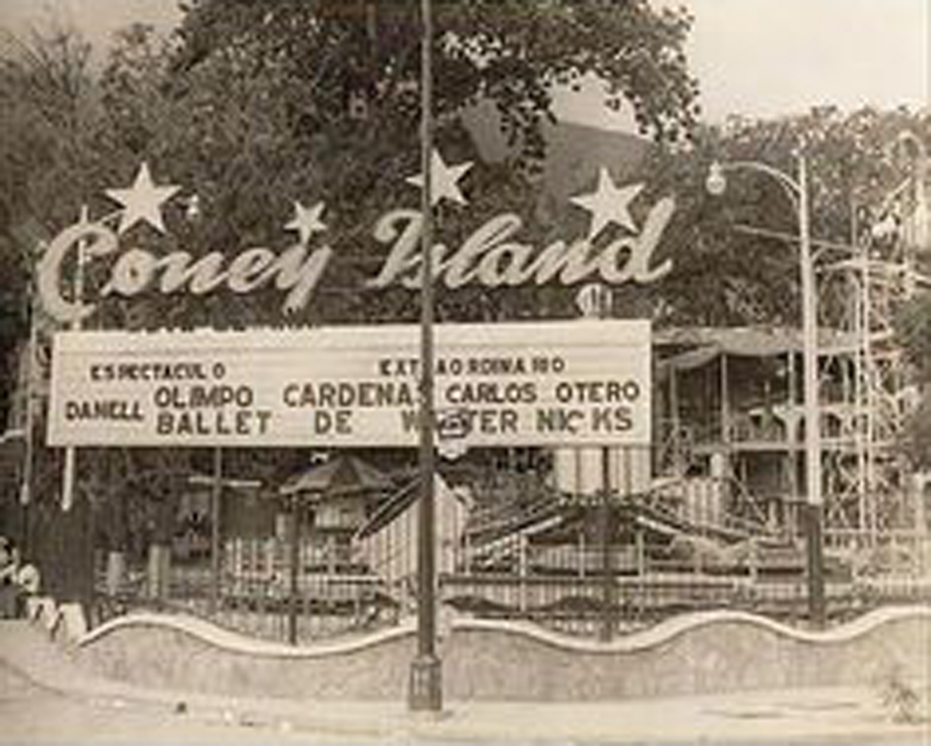 Presentar afamadas figuras de la música de la época también fue parte de la oferta que ofrecía el Coney Island a los caraqueños